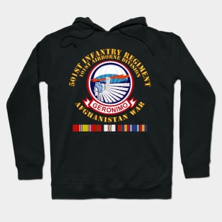 501st Infantry Regiment w AFGHAN SVC Hoodie